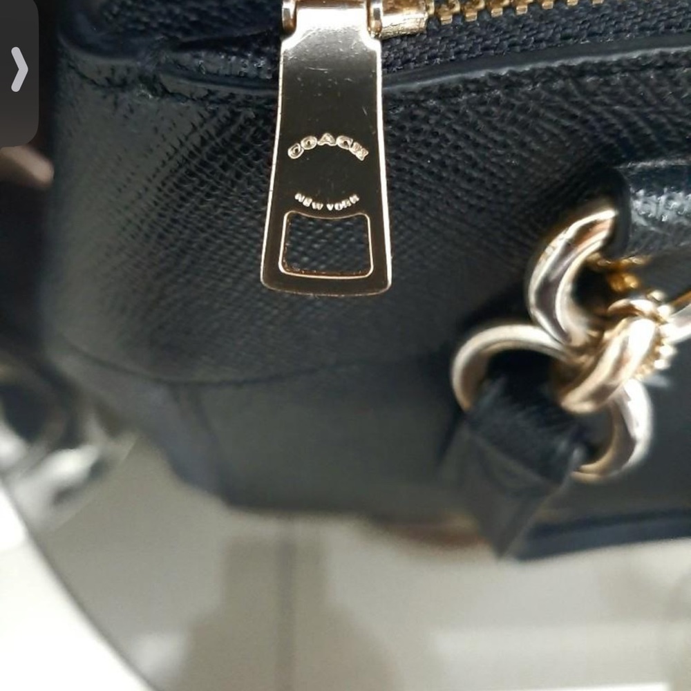 Coach Large Brooke Crossgrain Leather Carry All Satchel Handbag 25926 … - Picture 6 of 14